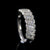 Iced Out Moissanite Twill Diamond-Shaped Ring for Men & Women, 925 Sterling Silver Light Gold Engagement Ring, Promise Ring, Anniversary Gift, Gift For Her For Him