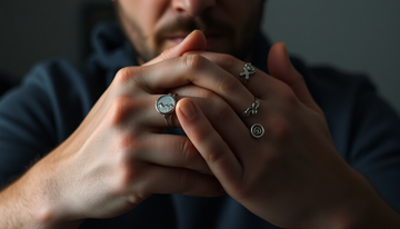 Unlock Your Inner Calm: Anxiety Rings for Men - Lovfor