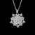 Iced Out Moissanite Snowflake Necklace for Women, 925 Sterling Silver Light Gold Necklace, Anniversary Gift, Birthday Gift, Gift For Her