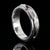 Stress Relief Moissanite Spinner Ring in Sterling Silver, Anxiety Relief Fidget Ring For Men & Women, Calming Jewelry for Meditation