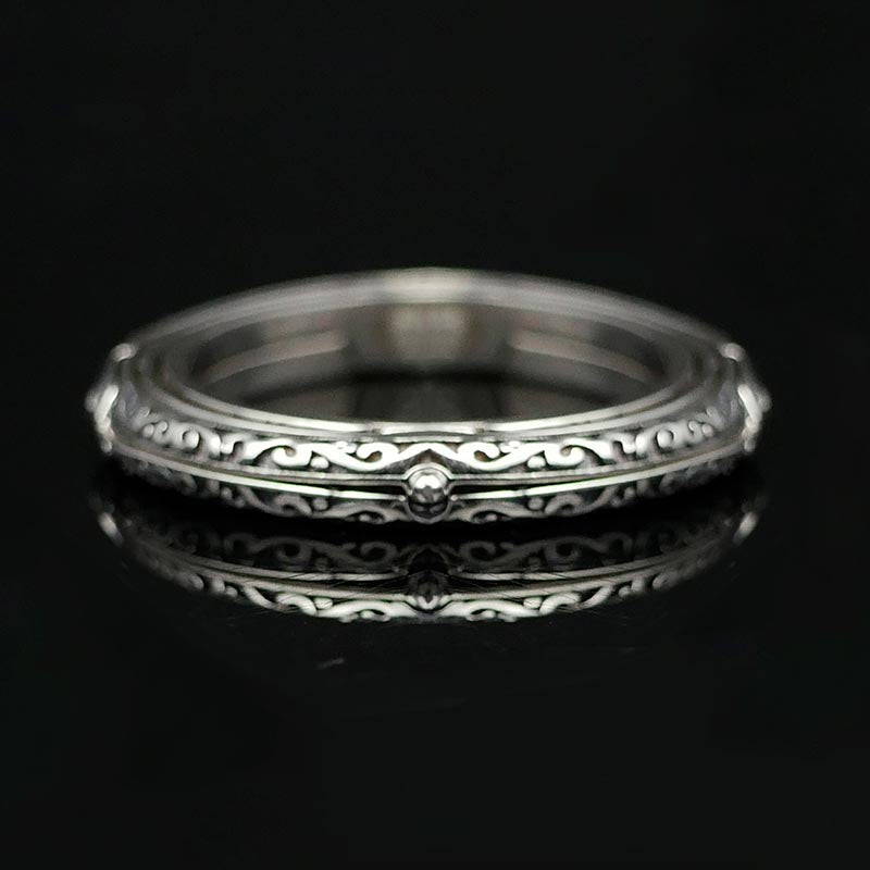 Celestial 925 Sterling Silver Adjustable Fidget Ring/Necklace