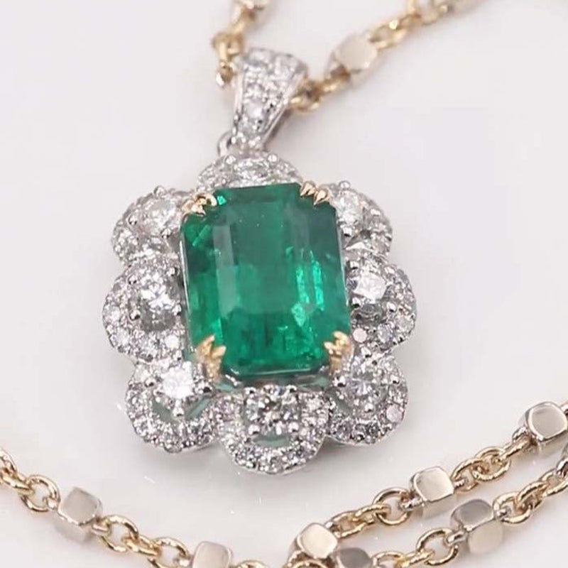 Green Sapphire Pendant