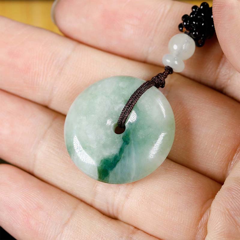 Gorgeous Green Jade Beaded Necklace - Ruby Lane